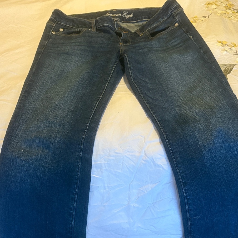American Eagle Outfitters Women's Dark Wash Boyfriend Jeans